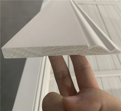 Oq astarlangan FJ yog'och trim taxtasi Flooring moldings tayanch taxtalari