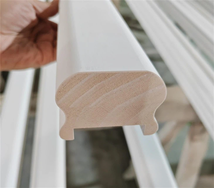 White Primed FJ Pine Stair Handrails