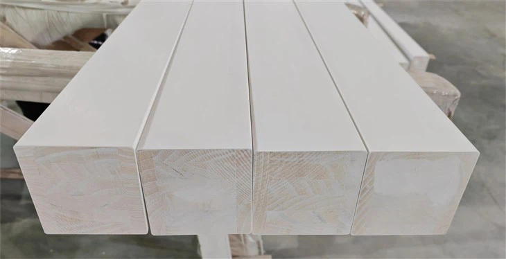 White Primed FJ Pine Stair Newel Post