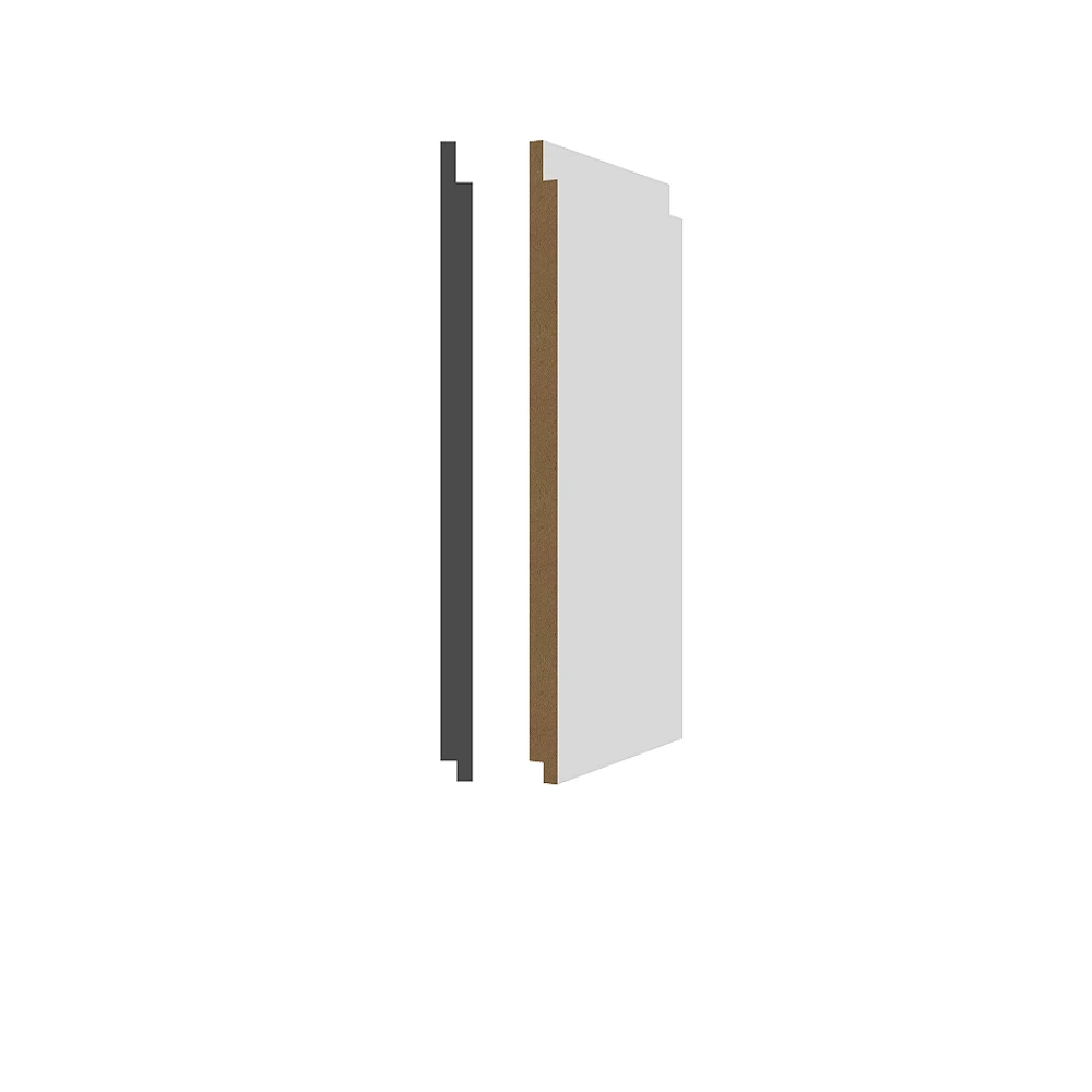 Oq astarlangan MDF Shiplap Wainscot